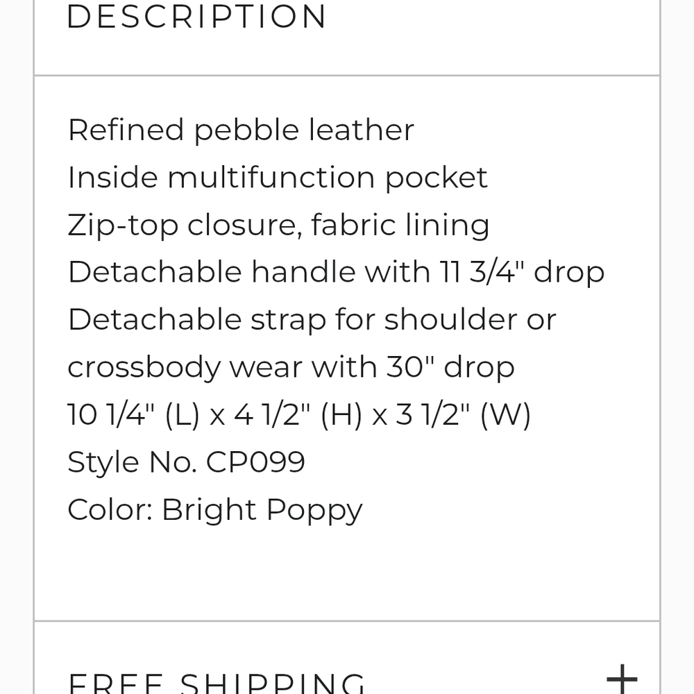 Coach Aria Crossbody Bag In Bright Poppy - Picture 12 of 16